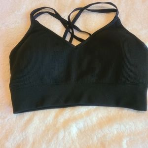 Black Sports Bra